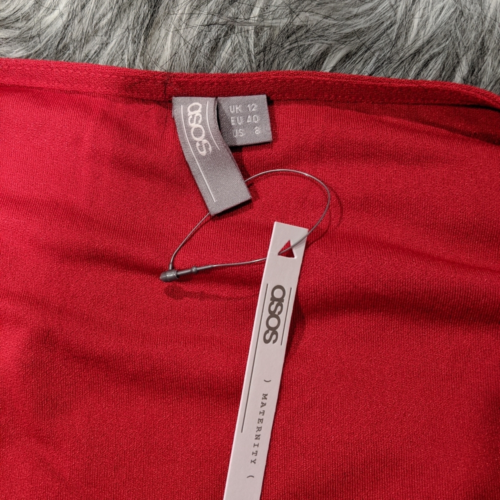 🌷SOLD🌷Asos maternity surplice blouse - Picture 4 of 7